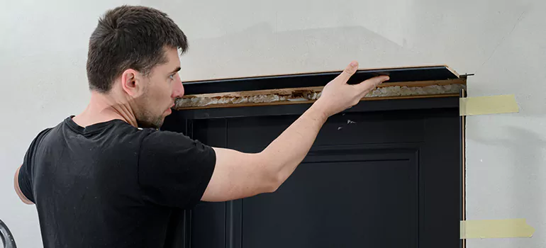 Wood Door Hole Repair in St. Cloud, FL