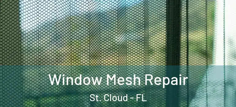  Window Mesh Repair St. Cloud - FL